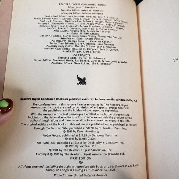 2 Beautiful Vintage Green HB Readers Digest Condensed Books Riser Decor - Picture 6 of 9